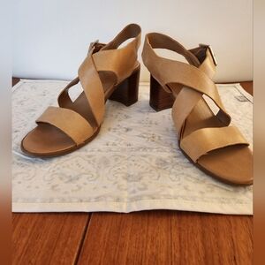 Franco Sarto Tan Strappy Sandals